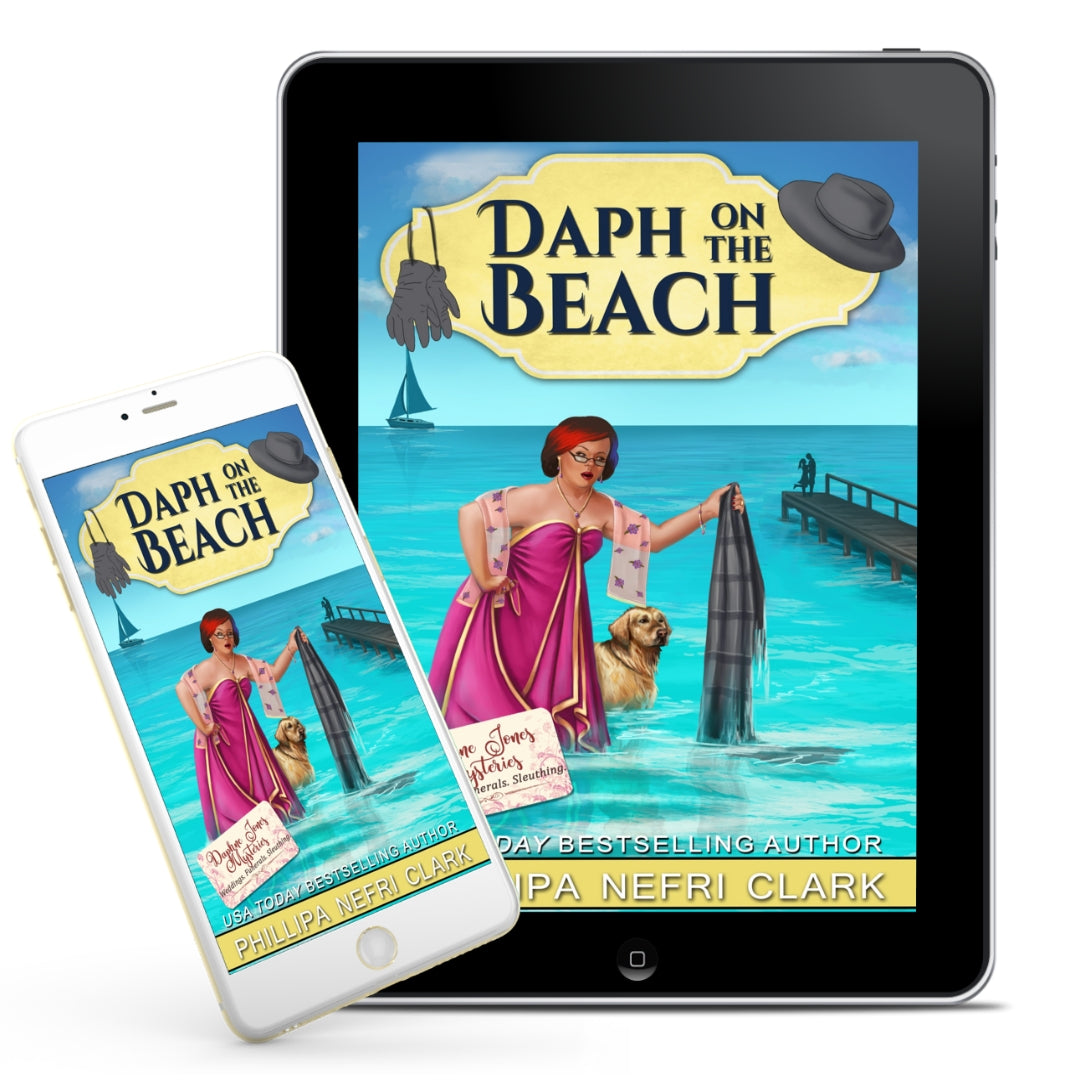 Daph On The Beach. Prequel Daphne Jones Mysteries.